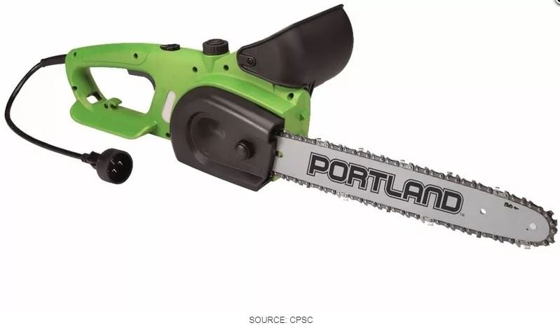 RECALL ALERT: 1 million chainsaws due to injury hazard