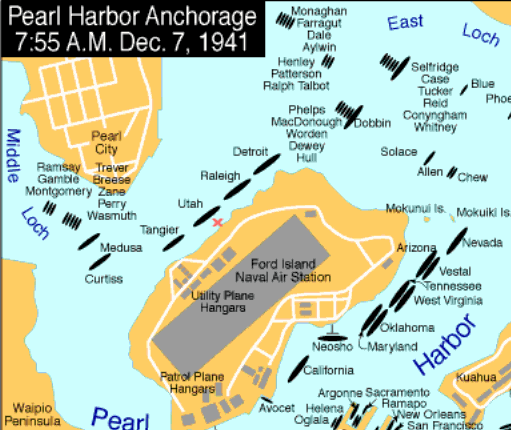 Map ford island pearl harbor #10